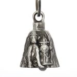 Milwaukee Leather MLB9046 ‘Fire Dog’ Motorcycle Good Luck Bell | Key Chain Accessory for Bikers - Image 2