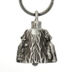 Milwaukee Leather MLB9046 ‘Fire Dog’ Motorcycle Good Luck Bell | Key Chain Accessory for Bikers - Image 3
