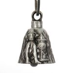 Milwaukee Leather MLB9046 ‘Fire Dog’ Motorcycle Good Luck Bell | Key Chain Accessory for Bikers - Image 4