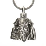Milwaukee Leather MLB9046 ‘Fire Dog’ Motorcycle Good Luck Bell | Key Chain Accessory for Bikers - Image 5