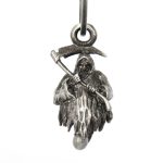 Milwaukee Leather MLB9050 ‘Grim Reaper’ Motorcycle Good Luck Bell | Key Chain Accessory for Bikers - Image 2