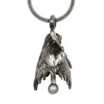 Milwaukee Leather MLB9050 ‘Grim Reaper’ Motorcycle Good Luck Bell | Key Chain Accessory for Bikers - Image 3