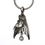 Milwaukee Leather MLB9050 ‘Grim Reaper’ Motorcycle Good Luck Bell | Key Chain Accessory for Bikers - Image 5