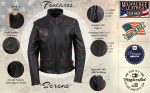 Milwaukee Leather USA MADE MLJKL5003 Women’s Black Serene Clean Cut Premium Motorcycle Leather Jacket - Image 2