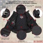 Milwaukee Leather USA MADE MLJKL5002 Women’s Black Pristine Premium Motorcycle Leather Jacket - Image 5