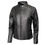 Milwaukee Leather USA MADE MLJKL5001 Women’s Black Foxy Premium Motorcycle Leather Jacket with Vents - Image 14