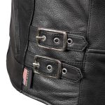 Milwaukee Leather USA MADE MLJKL5001 Women’s Black Foxy Premium Motorcycle Leather Jacket with Vents - Image 11