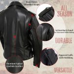 Milwaukee Leather USA MADE MLJKL5004 Women’s Black The Flaunt Premium Classic Motorcycle Style Leather Jacket - Image 5