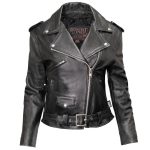 Milwaukee Leather USA MADE MLJKL5004 Women’s Black The Flaunt Premium Classic Motorcycle Style Leather Jacket - Image 10