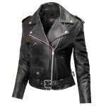 Milwaukee Leather USA MADE MLJKL5004 Women’s Black The Flaunt Premium Classic Motorcycle Style Leather Jacket - Image 12
