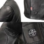 Milwaukee Leather USA MADE MLJKM5001 Men’s Black Road Racer Premium Leather Motorcycle Jacket - Image 7