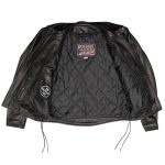 Milwaukee Leather USA MADE MLJKM5002 Men’s Black Air Stream Vented Premium Leather Motorcycle Jacket with Side Laces - Image 8