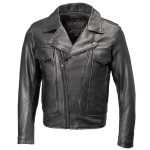 Milwaukee Leather USA MADE MLJKM5008 Men’s Black Revolve Premium Leather Vented Motorcycle Jacket - Image 12