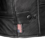 Milwaukee Leather USA MADE MLJKM5008 Men’s Black Revolve Premium Leather Vented Motorcycle Jacket - Image 8