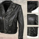 Milwaukee Leather USA MADE MLJKM5009 Men’s Black The Dean Premium Leather Throwback Motorcycle Jacket - Image 6