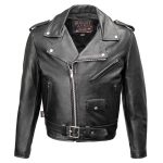 Milwaukee Leather USA MADE MLJKM5009 Men’s Black The Dean Premium Leather Throwback Motorcycle Jacket - Image 11