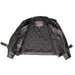 Milwaukee Leather USA MADE MLJKM5009 Men’s Black The Dean Premium Leather Throwback Motorcycle Jacket - Image 15
