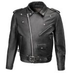 Milwaukee Leather USA MADE MLJKM5009 Men’s Black The Dean Premium Leather Throwback Motorcycle Jacket - Image 12