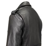 Milwaukee Leather USA MADE MLJKM5009 Men’s Black The Dean Premium Leather Throwback Motorcycle Jacket - Image 7