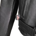 Milwaukee Leather USA MADE MLJKM5009 Men’s Black The Dean Premium Leather Throwback Motorcycle Jacket - Image 9