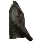 Milwaukee Leather ML2500 Women’s Reflective Star Riveted Black Leather Jacket - Image 4