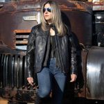 Milwaukee Leather Women’s Vented Racer Leather Jacket with Removable Hoodie MLL2501 - Image 5