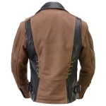 Milwaukee Leather MLL2508 Women’s ‘Dixie’ Vintage Crazy Horse Brown and Black Leather Motorcycle Rider Jacket - Image 8