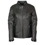 Milwaukee Leather MLL2510 Ladies Black Leather Vented Jacket With Side Buckles - Image 4
