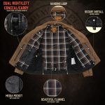 Milwaukee Leather MLL2511 Women’s ‘Damsel’ Vintage Crazy Horse Brown Leather Jacket w/ Removable Hoodie - Image 6