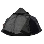 Milwaukee Leather MLL2516 Black Leather Rub-Off Leather Jacket with Hoodie for Women - Image 9