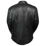 Milwaukee Leather MLL2520 Ladies Racer Black Leather Motorcycle Jacket - Image 2