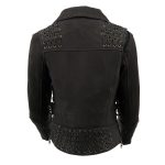 Milwaukee Leather MLL2525 Women’s Black Leather Lightweight Lace to Lace Jacket - Image 2