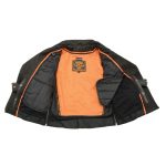 Milwaukee Leather MLL2525 Women’s Black Leather Lightweight Lace to Lace Jacket - Image 4