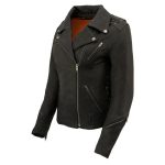 Milwaukee Leather MLL2525 Women’s Black Leather Lightweight Lace to Lace Jacket - Image 11