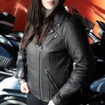 Milwaukee Leather MLL2525 Women’s Black Leather Lightweight Lace to Lace Jacket - Image 7