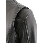 Milwaukee Leather MLL2530 Women’s Vented Black Leather Scooter Jacket - Image 7