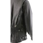 Milwaukee Leather MLL2530 Women’s Vented Black Leather Scooter Jacket - Image 8