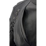 Milwaukee Leather MLL2535 Women’s Black Leather Lightweight Scuba Racer Jacket - Image 13