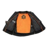 Milwaukee Leather MLL2535 Women’s Black Leather Lightweight Scuba Racer Jacket - Image 4
