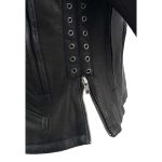 Milwaukee Leather MLL2535 Women’s Black Leather Lightweight Scuba Racer Jacket - Image 9