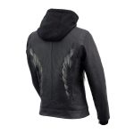 Milwaukee Leather MLL2545 Women’s Lightweight Black Leather Jacket with Removable Hoodie - Image 10