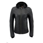 Milwaukee Leather MLL2545 Women’s Lightweight Black Leather Jacket with Removable Hoodie - Image 11