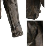 Milwaukee Leather MLL2550 Women’s Scooter Distressed Brown Leather Vented Motorcycle Jacket - Image 9