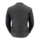Milwaukee Leather MLL2551 Women’s Scooter Black Leather Vented Lightweight Triple Stitch Motorcycle Jacket - Image 2