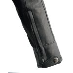 Milwaukee Leather MLL2551 Women’s Scooter Black Leather Vented Lightweight Triple Stitch Motorcycle Jacket - Image 10