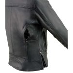 Milwaukee Leather MLL2552 Women’s Premium Black Leather Motorcycle Rider Jacket w/ Cool-Tec Leather Treatement - Image 9