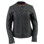 Milwaukee Leather MLL2552 Women’s Premium Black Leather Motorcycle Rider Jacket w/ Cool-Tec Leather Treatement - Image 10