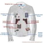 Milwaukee Leather MLL2552 Women’s Premium Black Leather Motorcycle Rider Jacket w/ Cool-Tec Leather Treatement - Image 4