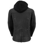 Milwaukee Leather MLL2555 Women’s Black 3/4 Hooded Leather Jacket with Side Stretch - Image 15