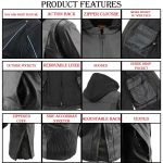Milwaukee Leather MLL2555 Women’s Black 3/4 Hooded Leather Jacket with Side Stretch - Image 4